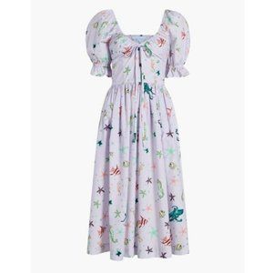NWT Women's Hill House The Ophelia Dress Sea Creatures Size Small